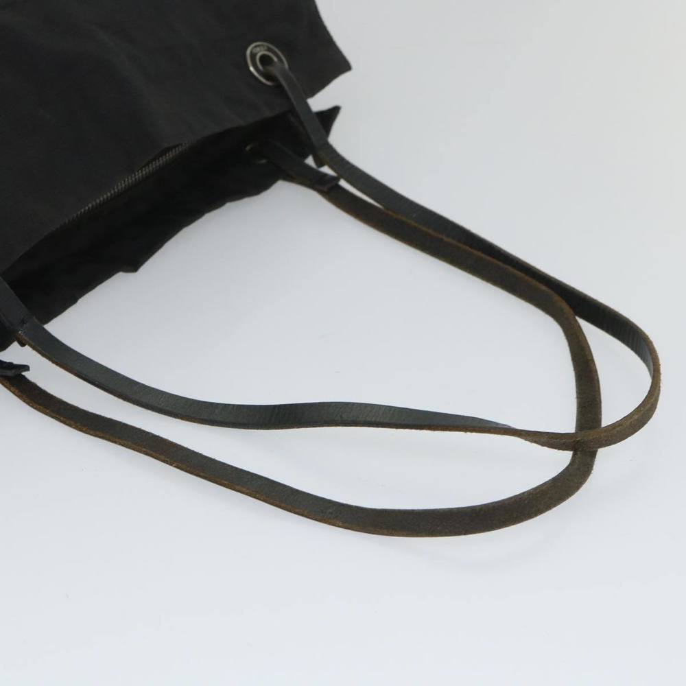 FENDI Zucca Canvas Hand Bag Nylon Black Auth 58064 - Picture 7 of 16
